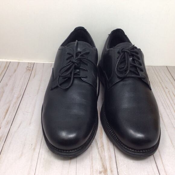 Mens Cole Haan Grand Atlantic Oxford Black Size 12 Wide Leather Dress Shoes - Picture 1 of 6